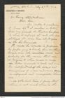 Nachlass Franz Steindachner, Brief von Orville Adelbert Derby an Franz Steindachner (27.07.1902), Inv.Nr. 104.02, Seite 1